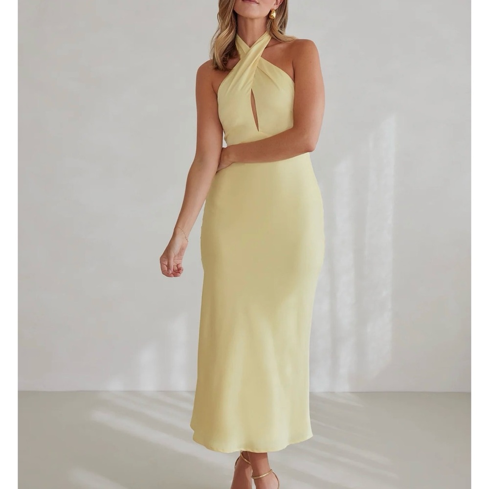 Butter Yellow Park and Fifth Dress